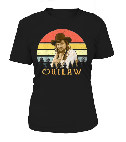 Waylon Jennings Outlaw Women's T-Shirt