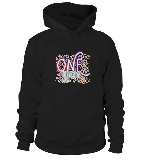 1 One Year Funny Baby Birthday Gift Design Hoodie Unisex