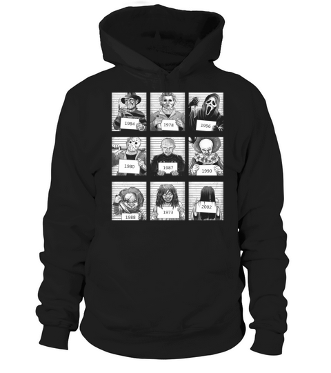 Character Horror Movies 1984 2002 Hoodie Unisex