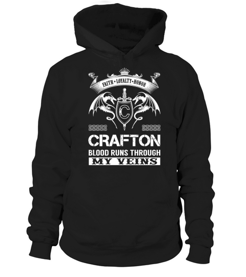 CRAFTON Last Name, Surname Tshirt Hoodie Unisex