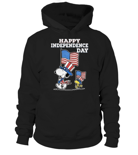 Snoopy Happy independence day Hoodie Unisex