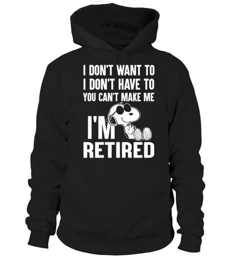 Snoopy im retired Hoodie Unisex