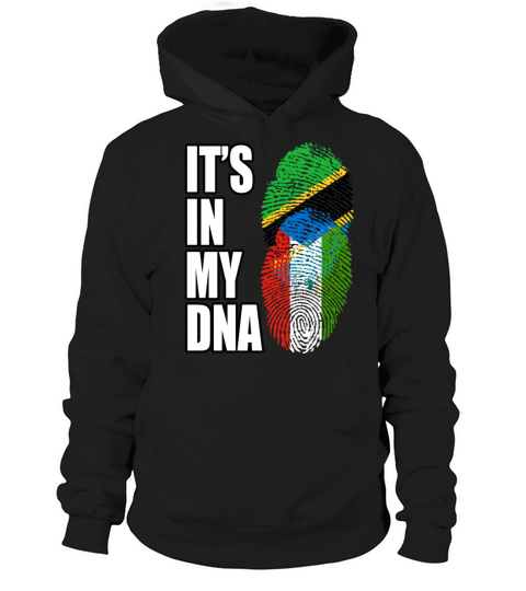 Tanzanian And Equatorial Guinean Vintage Heritage Hoodie Unisex