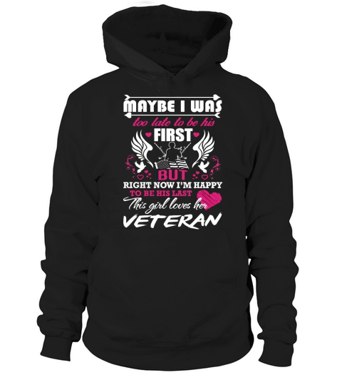 this girl love her veteran Hoodie Unisex