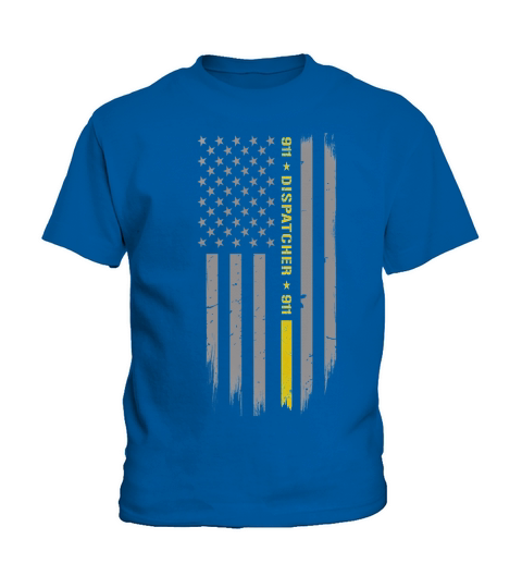 911 Dispatcher Thin Gold Line - iPhone X Kids T-Shirt