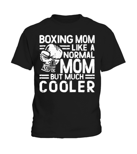 Boxing Mom Mother Vintage Boxing Kids T-Shirt