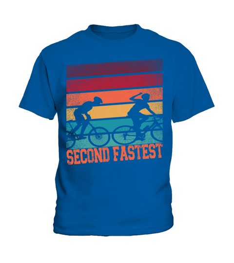 Funny Bike bicycle Cycling Second Fastest Kids T-Shirt