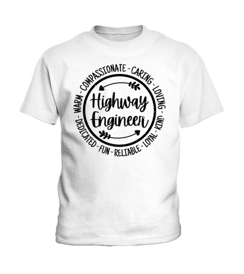 Highway Engineer Vintage Gift Kids T-Shirt