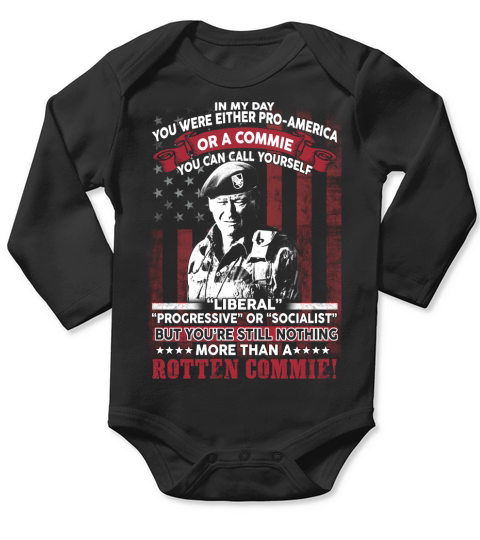Rotten Commie Long Sleeve Baby One-Piece