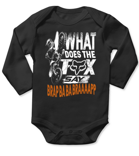 What Does The Fox Say Long Sleeve Baby One-Piece