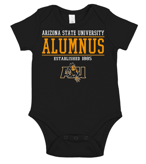 Arizona State University Alumnus - Unisex Long Sleeve Short Sleeve Baby One-Piece