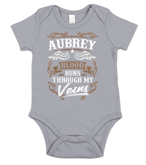 AUBREY Blood Runs Through My Veins Short Sleeve Baby One-Piece