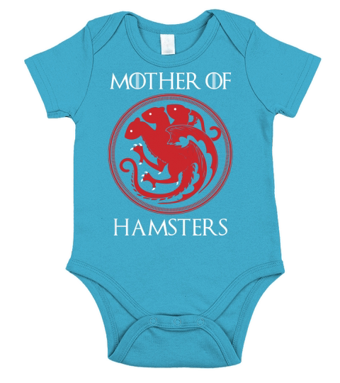 cho-MOTHER OF HAMSTERS Short Sleeve Baby One-Piece