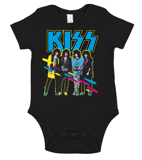 Music Band Kiss Short Sleeve Baby One-Piece