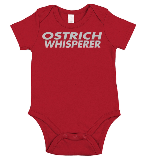 Ostrich Design For Every Uncle Short Sleeve Baby One-Piece