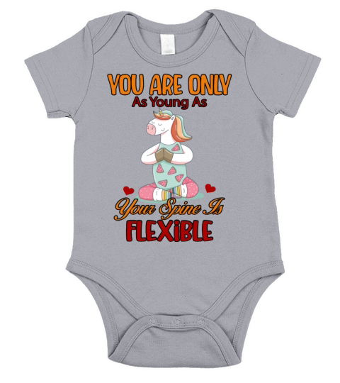 Pilates As Young As Your Spine Funny Humor Quotes Short Sleeve Baby One-Piece