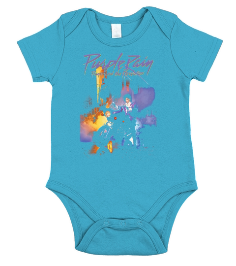 Purple Rain Prince and the revolution shirt Short Sleeve Baby One-Piece