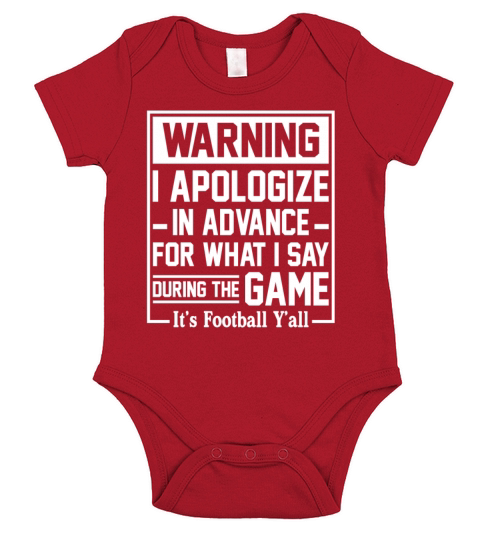 Warning I Apologize In Advance For What Say During Short Sleeve Baby One-Piece