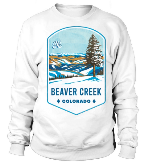 Beaver Creek Colorado Ski Badge Sweatshirt Unisex