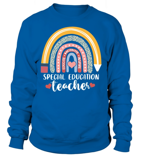 Educate Motivate Inspire Special Education Sweatshirt Unisex