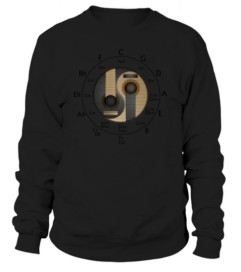 GUITAR chords Sweatshirt Unisex