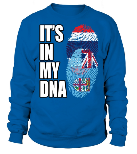 Thai And Fijian Vintage Heritage DNA Flag Sweatshirt Unisex