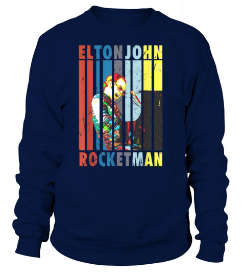 Vintage Elton John Rocketman Playing Piano shirt Sweatshirt Unisex