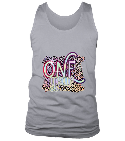 1 One Year Funny Baby Birthday Gift Design Tank Top Unisex
