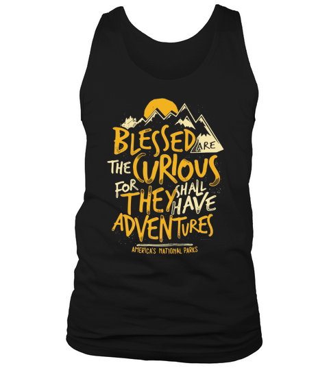 Blessed are the curlovs for the shall have adventures americas national parks shirtn Tank Top Unisex