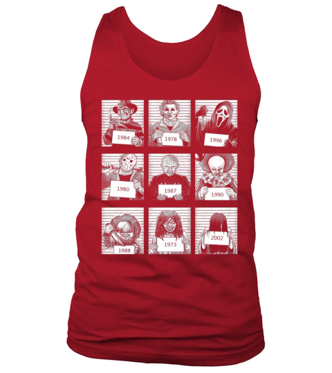 Character Horror Movies 1984 2002 Tank Top Unisex