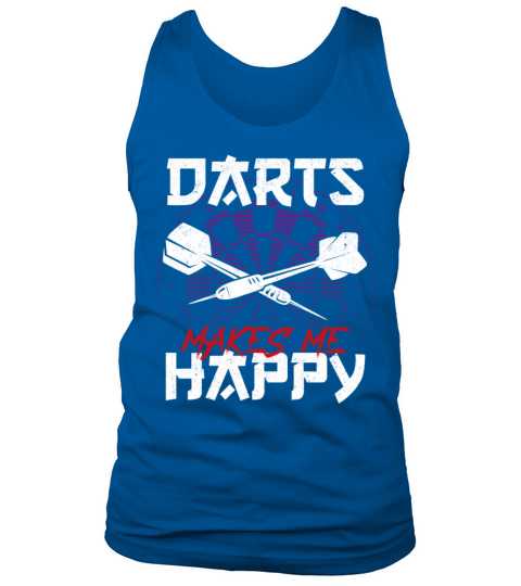 Darts Board Vintage Darts Makes Me Tank Top Unisex