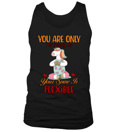 Pilates As Young As Your Spine Funny Humor Quotes Tank Top Unisex