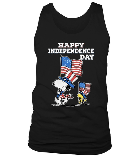 Snoopy Happy independence day Tank Top Unisex