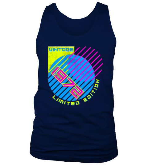 Vintage 1972 Vintage Retro Birthday Tank Top Unisex