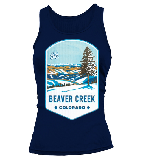 Beaver Creek Colorado Ski Badge Tank top Woman
