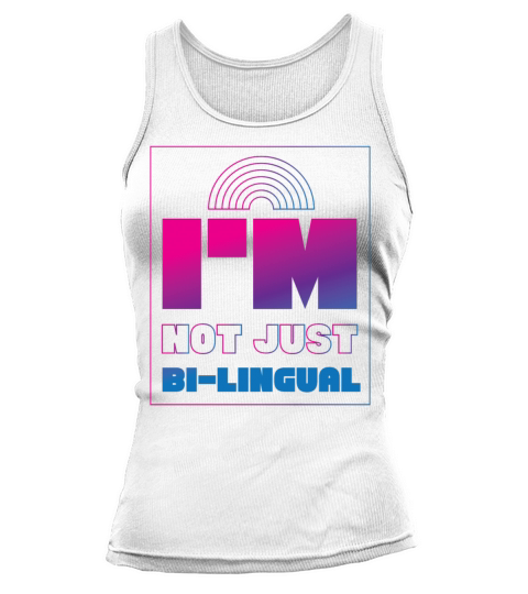 Bisexual Bi Pride Flag Pun IM Not Tank top Woman