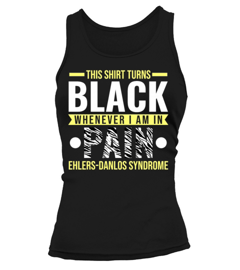 EDS Syndrome Support Awareness Zebra Stripes Tank top Woman