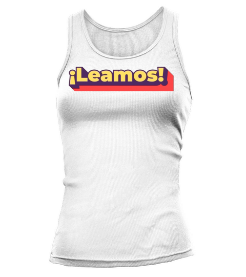 Let S Read Spanish Quote Badge Tank top Woman