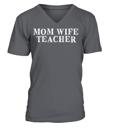 Best Friend Funny - Mom Wife Teacher V-Neck T-shirt