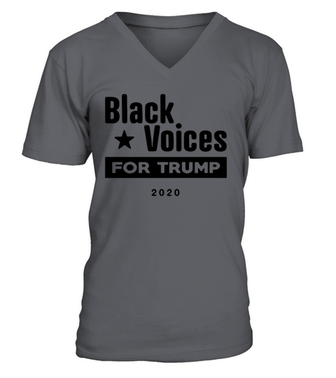 Black Voices For Trump 2020 T-Shirt V-Neck T-shirt