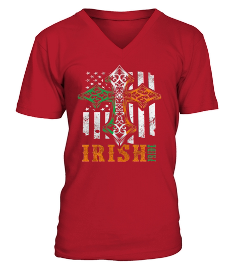 Celtic Cross - Irish Pride T-Shirt V-Neck T-shirt