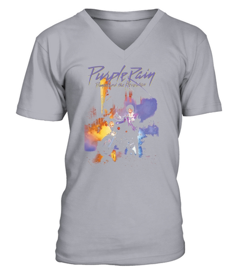 Purple Rain Prince and the revolution shirt V-Neck T-shirt