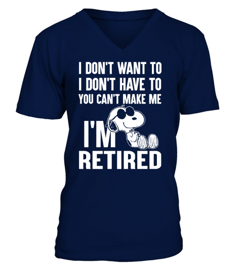 Snoopy im retired V-Neck T-shirt