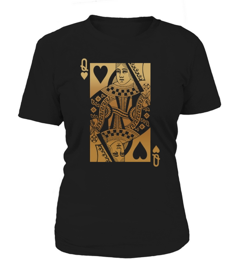 Queen of Hearts T-Shirt (Gold Design) Women's T-Shirt