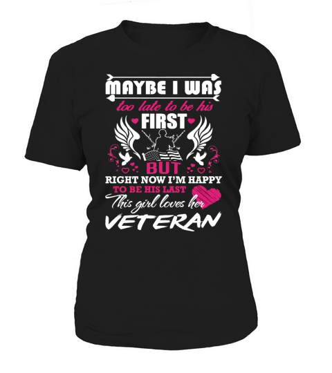 this girl love her veteran Women's T-Shirt