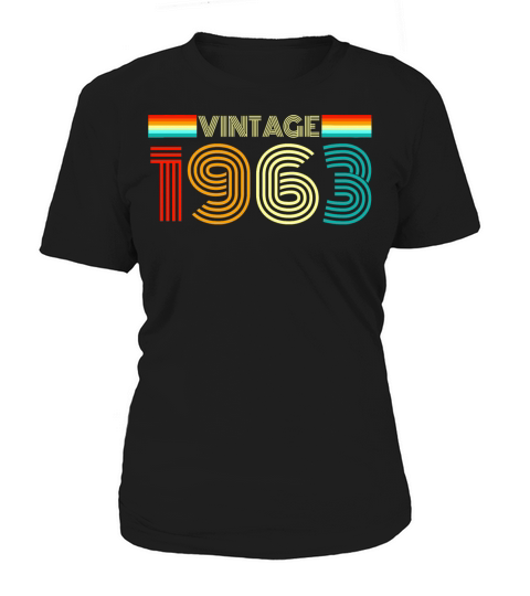 Vintage Retro 1963 - Vintage 1963 Birthday Gift Women's T-Shirt