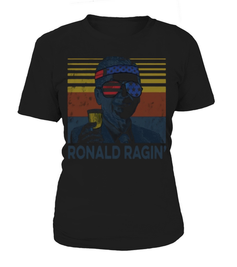 Vintage Ronald Ragin’ 4th Of July Independence Day shirth Women's T-Shirt