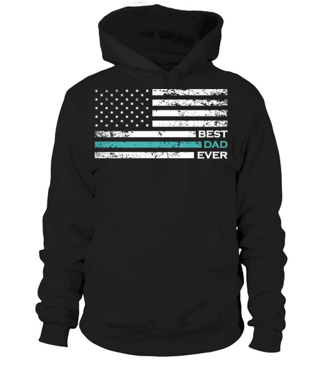 Best Dad Ever With US Flag Father Day Hoodie Unisex
