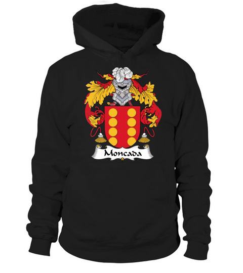Moncada Family Crest Spanish Family Crests - Coffee Mug (colored) Hoodie Unisex