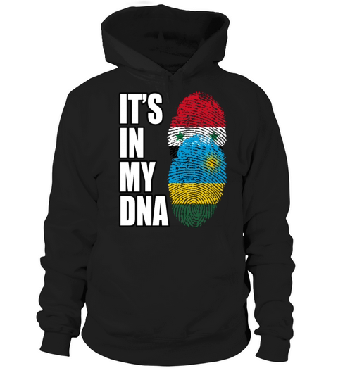 Syrian And Rwandan Vintage Heritage DNA Flag Hoodie Unisex